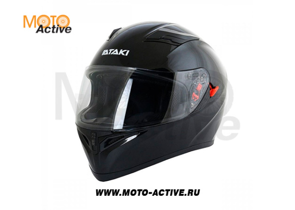 Шлем (интеграл) Ataki JK316 Solid, черный матовый